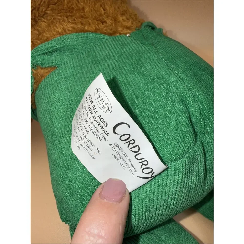 CORDUROY BEAR Plush 14” Kohl’s Cares 2024 Soft Brown Teddy Stuffed Animal
